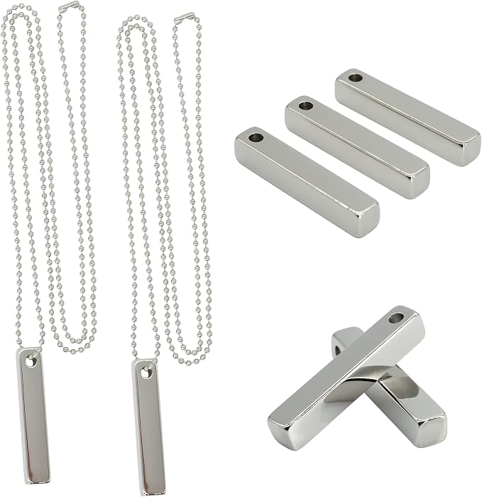 StayMax Rectangle Bar Engraving Blanks Stainless Steel Engraving Blank by StayMax