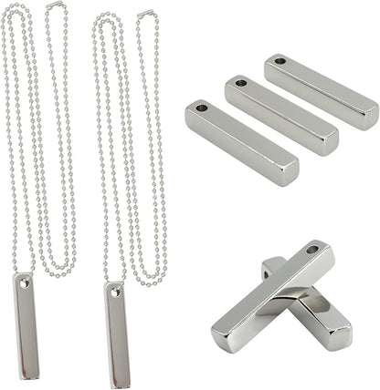 StayMax Rectangle Bar Engraving Blanks Stainless Steel Engraving Blank by StayMax