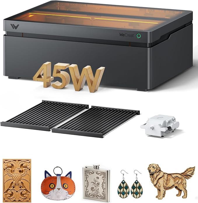 WECREAT Vision Pro 45W Laser Cutter and Engraver by WECREAT