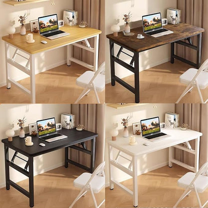 39.4 Inch Foldable Desks for Small Spaces, Foldable Desk No Assembly, Small - Image 5