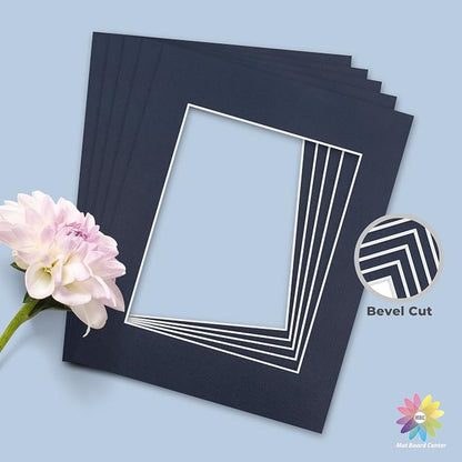 Mat Board Center, 11x14 for 8x10 Dignity Blue Color Mats - Image 5
