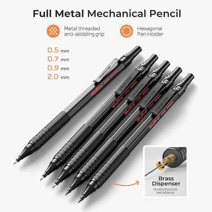 Nicpro 22PCS Art Mechanical Pencil Set - Image 2
