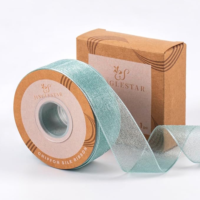 1 Inch Wide Sheer Chiffon Ribbon - Image 7