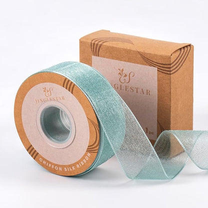 1 Inch Wide Sheer Chiffon Ribbon - Image 7