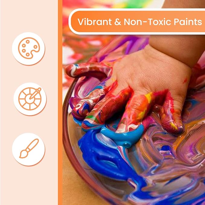 Falling in Art Acrylic Paint Set, Canvas Painting Kit - Image 8