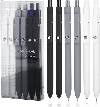 Ddaowanx Gel Pens, 0.5mm Fine Point Quick Dry Black Ink Pens Retractable by Ddaowanx
