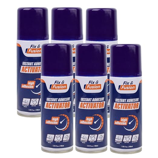 FIX & FUSION Activator Spray, Instant Cure Accelerator by FIXFUSION