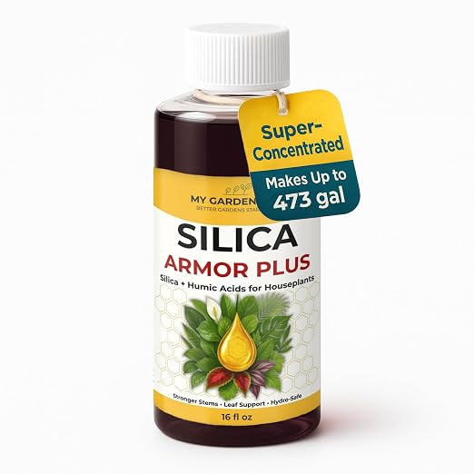 Silica for Plants with Humic Acid – Liquid Houseplant Fertilizer & Plant Food by GARDENWISE