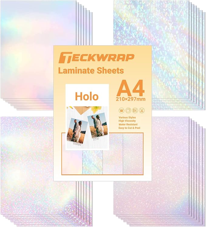 TECKWRAP Holographic Laminate Sheets by TECKWRAP
