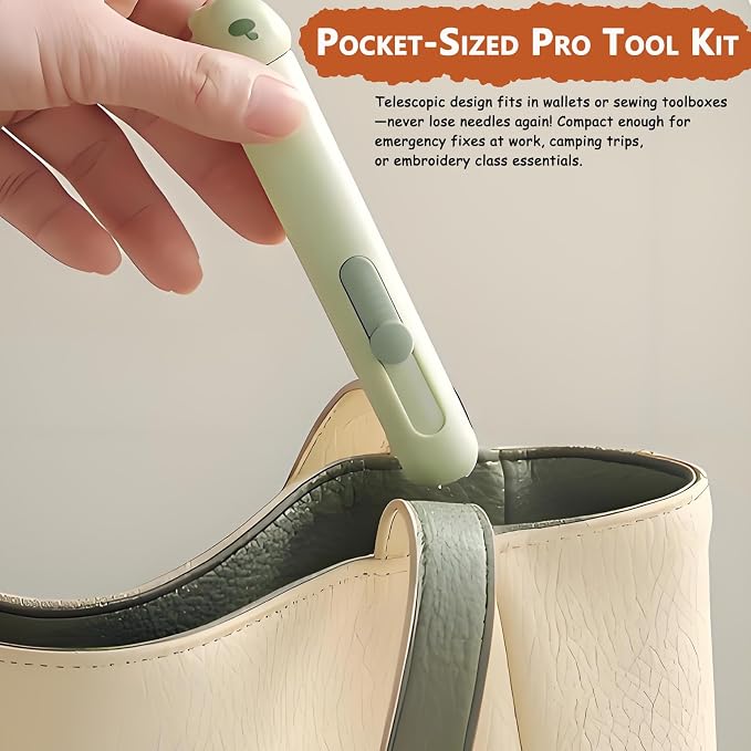 Automatic Needle Threader 3-in-1 Hand Sewing Kit - Image 8