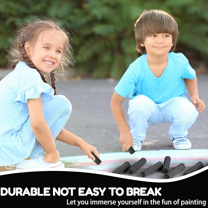 Fulmoon 40 Pcs Jumbo Sidewalk Chalk - Image 3