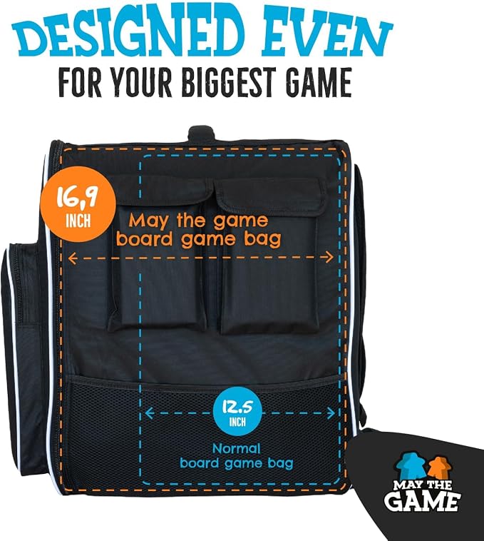 Board Game Bag: Ultimate Backpack, Travel Organizer, Storage & Carrying Case - Image 7