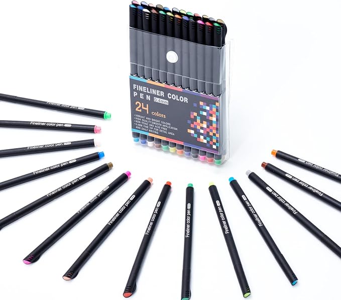 24 Colors Fineliner Color Pens - Image 6