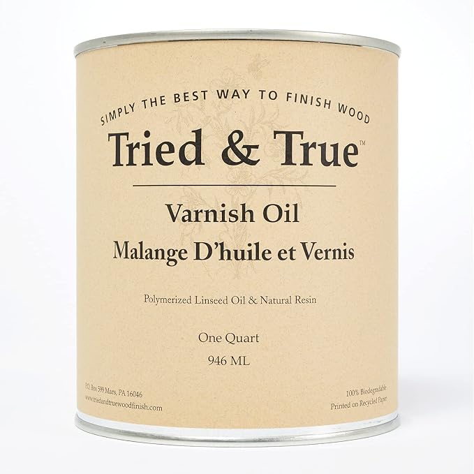 Tried & True Superior Varnish Oil Wood Finish, Quart - Image 9