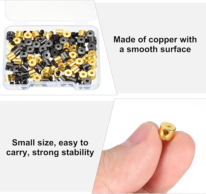 MECCANIXITY 70 Pcs Metal Locking Pin Backs, Locking Pin Keepers Locking Clasp - Image 5