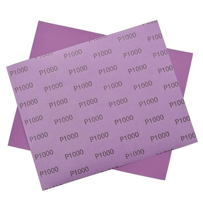 Sandpaper 1000 Grit, Wet Dry Sanding Sheets 9 x 11 Inch, Advanced White Fused - Image 4