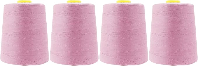 Mandala Crafts 4 Pack of Serger Threads Cones Spools by MandalaCrafts