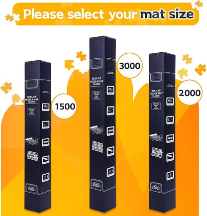 Jigsaw Puzzle Mat Roll Up, Portable Saver Pad 43” x 26” Up to 1500 Pieces - Image 7