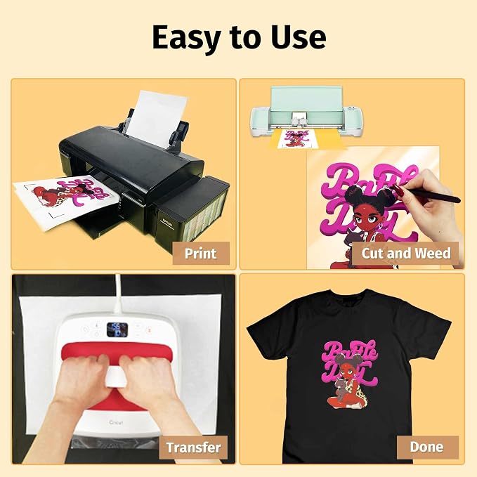 TransOurDream Tru-PHTV Printable Heat Transfer Vinyl - Image 6