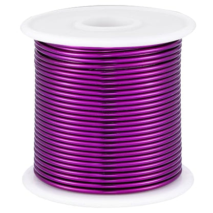 12 Gauge Purple Aluminum Craft Wire by OZXCHIXU