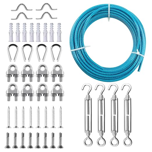 3/16" Sunshade Sail Hardware Kit, Turnbuckles by Unknown