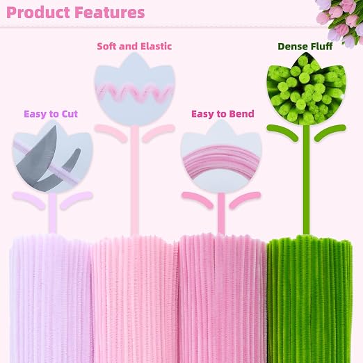 400 Pcs Pipe Cleaners Craft - Image 3