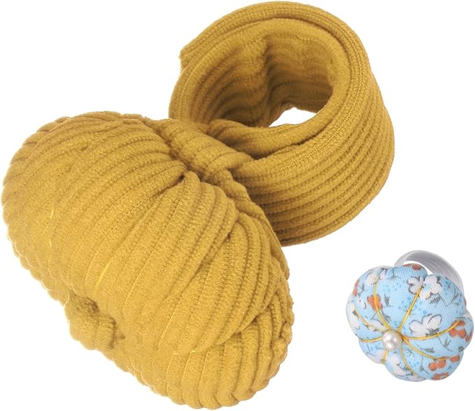HARFINGTON Wrist Pin Cushions, Sewing Needle Pin Cushion Adjustable Strap - Image 3