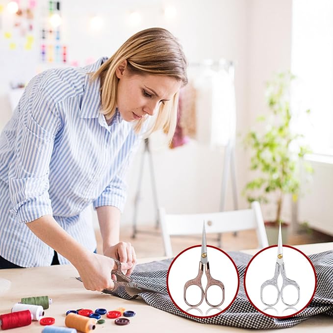 Small sharp scissors-5 Inch Precision Scissors - Image 6