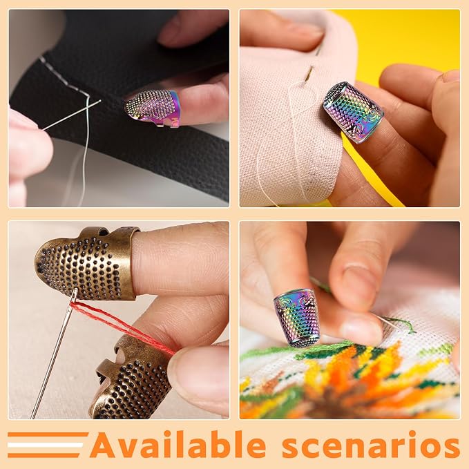Sewing Thimble, Thimbles for Hand Sewing, Metal Thimbles for Hand Sewing - Image 7