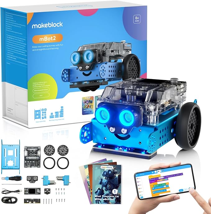 Makeblock mBot2 Coding Robot for Kids, AI Learning Support Scratch & Python by Makeblock