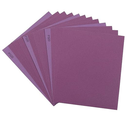 Sandpaper 15Pcs, 320 Grit Sandpaper, Wet Dry Sandpaper Sheets 9 X 11 Inch by Mipepe