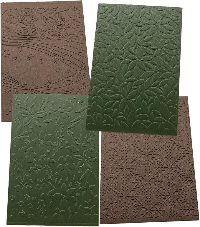 6Pcs Plastic Embossing Folders for Card Making Embossing Machine Template Mold - Image 4