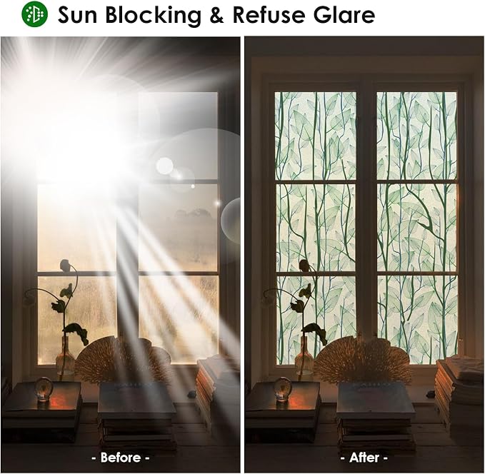 DKTIE Window Film Privacy with Installation Tools, Decorative Stained Glass - Image 6