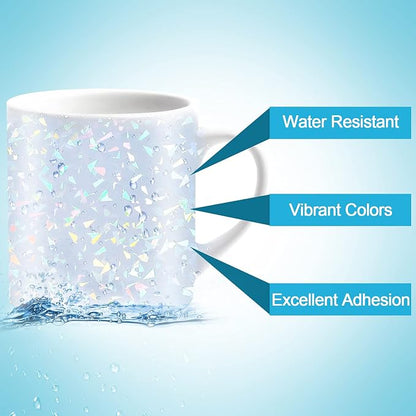 Outus 24 Sheets Holographic Sticker Paper Holographic Laminate Sheets - Image 4