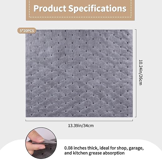 E-SDS Oil Absorbent Pads with Wall Hooks - Image 2