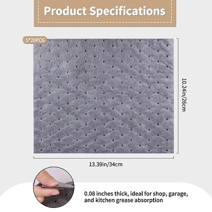 E-SDS Oil Absorbent Pads with Wall Hooks - Image 2
