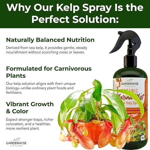 100% Organic Marina Mist Carnivorous Plant Food | Liquid Kelp Foliar Spray - Image 2