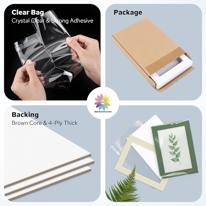 Mat Board Center, 5x7 for 4x6 Mix Color Mat Kit - Image 4