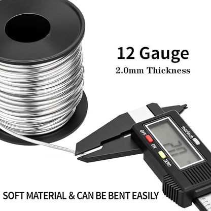 Gisafai 6 Roll 12 Gauge Aluminum Wire - Image 2