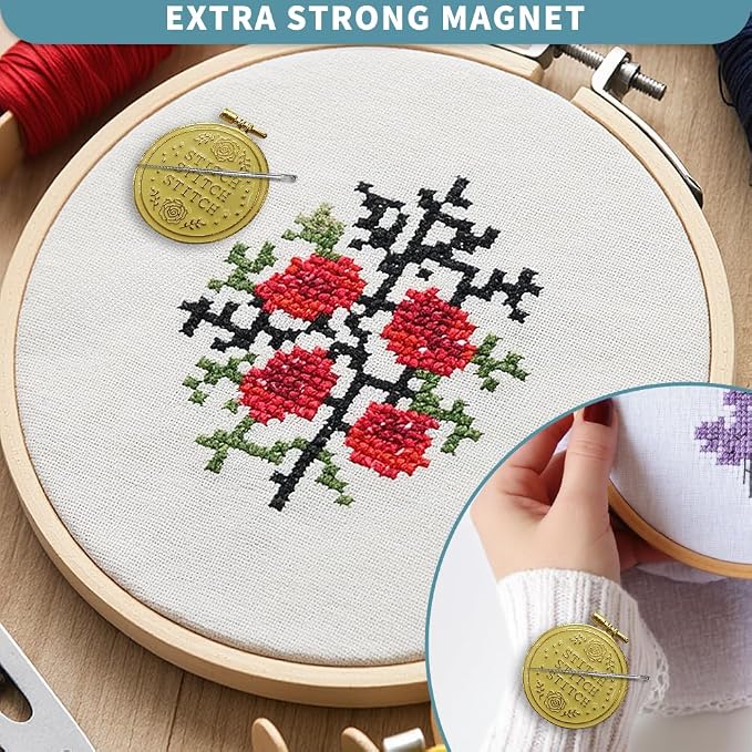 Magnetic Needle Minder Magnet Embroidery Accessories and Supplies Embroidery - Image 3