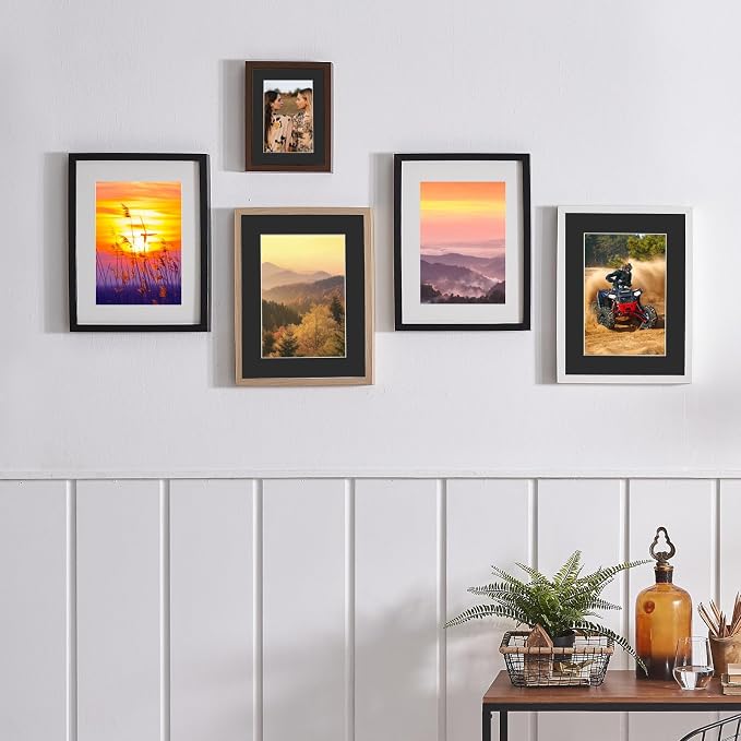 18 Pack Picture Mats, 8x10 for 6x8 Picture Frame Mats, Acid Free Core Bevel Cut - Image 7