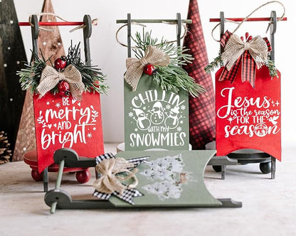 Christmas Stencils for Crafts Reusable 6” Christmas Stencil Xmas Holiday - Image 3