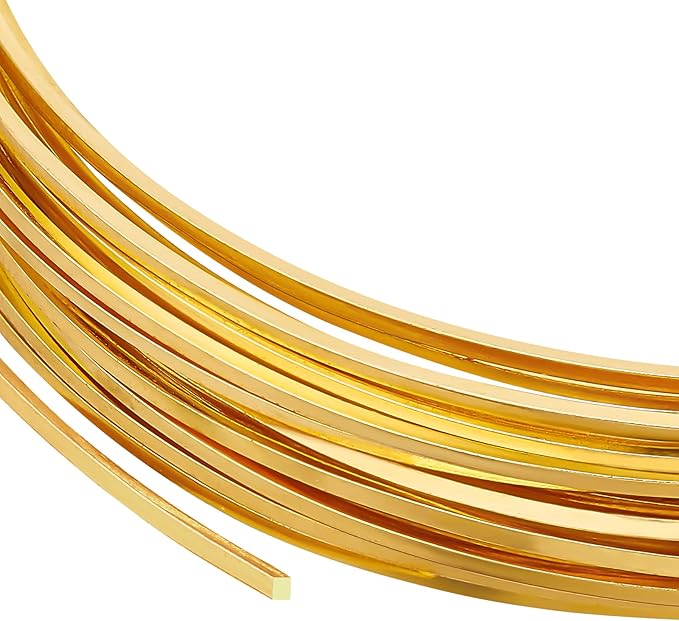 BENECREAT 20 Gauge 16 Feet Square Copper Wire by BENECREAT