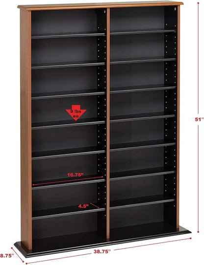 Prepac 2 Column Display Cabinet Media Storage, 38.75" Wide - Image 3