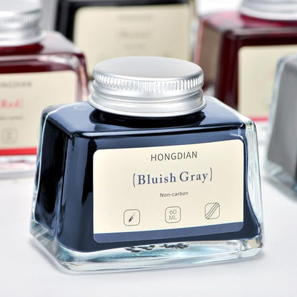 Hongdian Fountain Pen Bottled Ink Bluish Gray, 60ml Fountain Pen Bottled Ink - Image 5