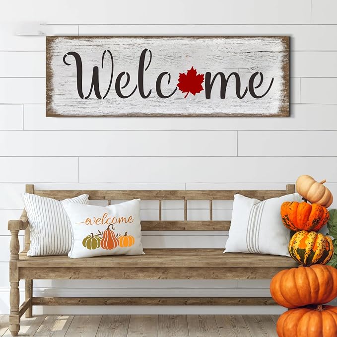 Fall Stencils Hello Fall Doormat Stencils - Image 4