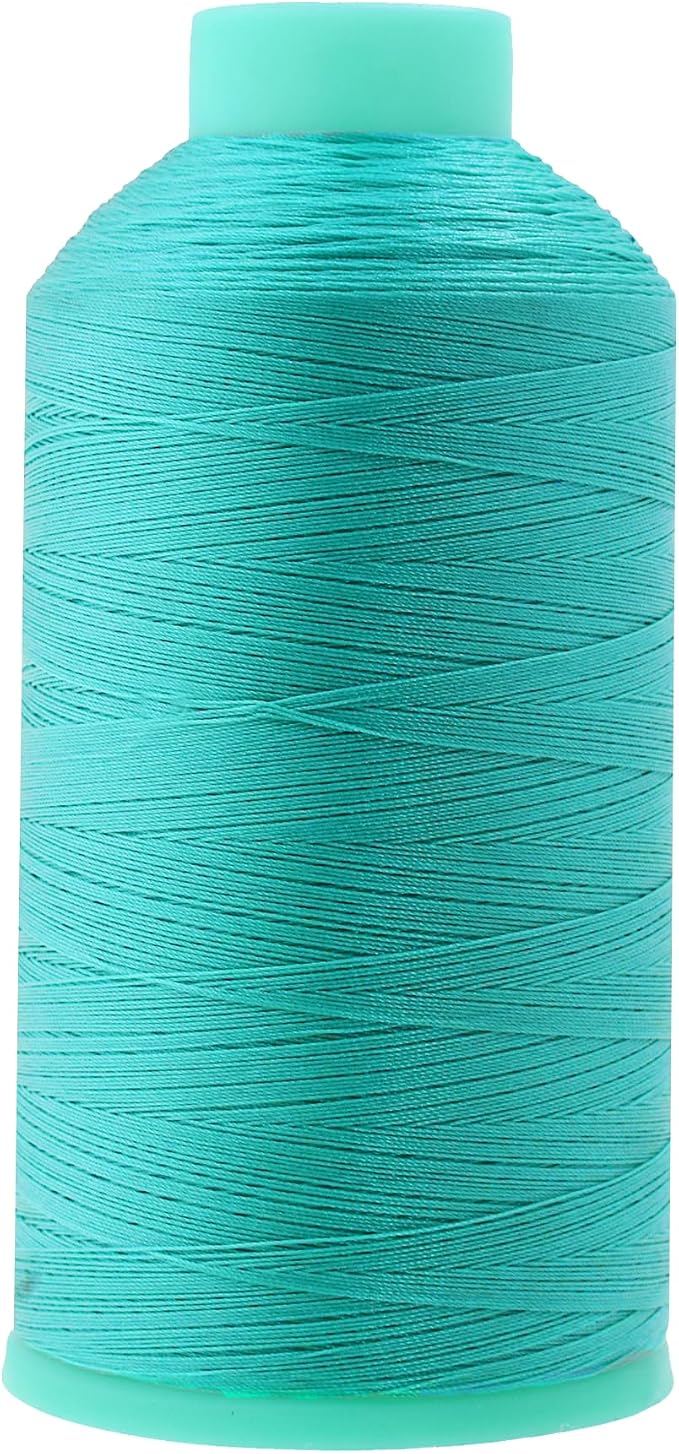 Mandala Crafts Bonded Nylon Thread Turquoise Heavy Duty Sewing Threads by MandalaCrafts