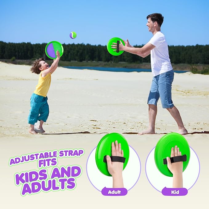 Toss and Catch Ball Set Upgraded 6 Pack- Kids Toys Outdoor Games - Image 4