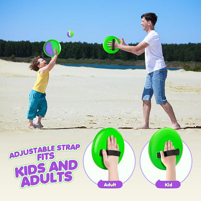 Toss and Catch Ball Set Upgraded 6 Pack- Kids Toys Outdoor Games - Image 4