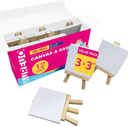 AUREUO Mini Canvas and Easel Set by AUREUO